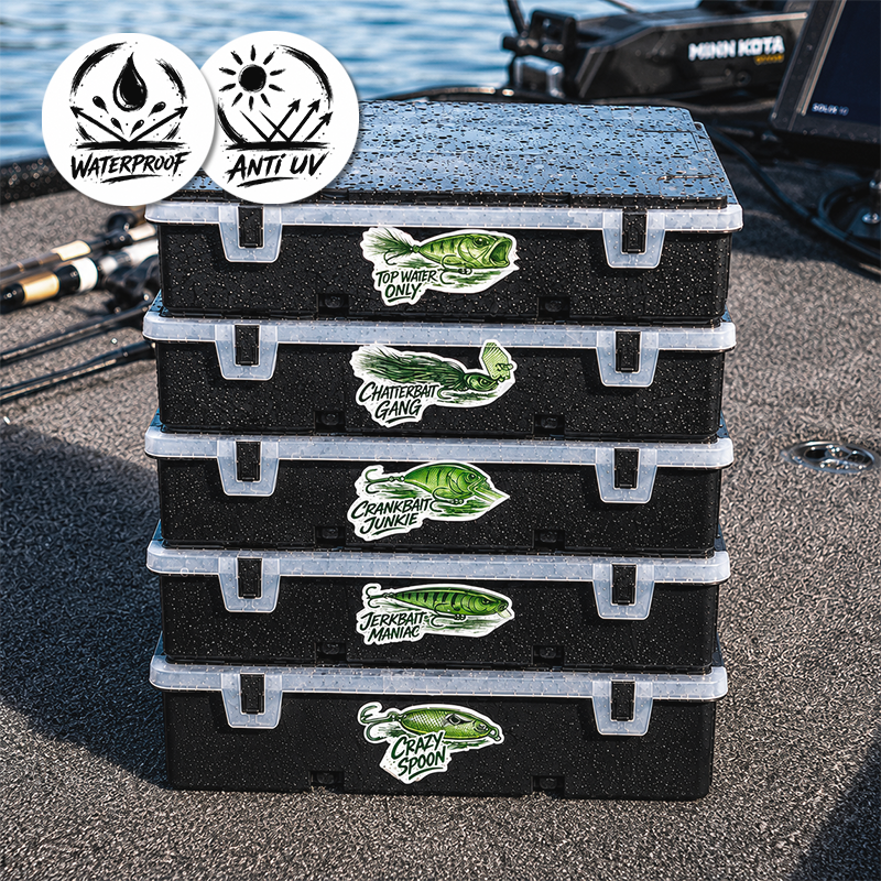 Pack de 11 Stickers Leurres – 6 cm