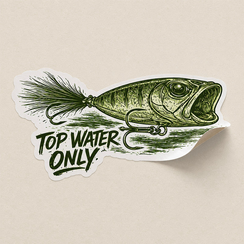 Pack de 11 Stickers Leurres – 6 cm