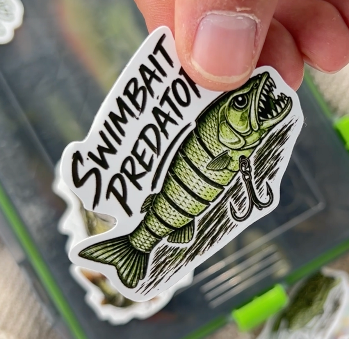 Pack de 11 Stickers Leurres – 6 cm